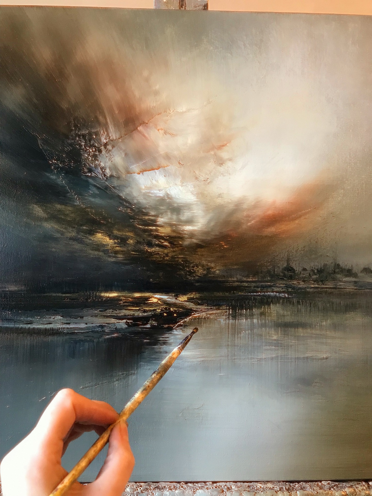 Caro - Sfumato! 🌥 Meaning “to evaporate like smoke,” sfumato is a ...