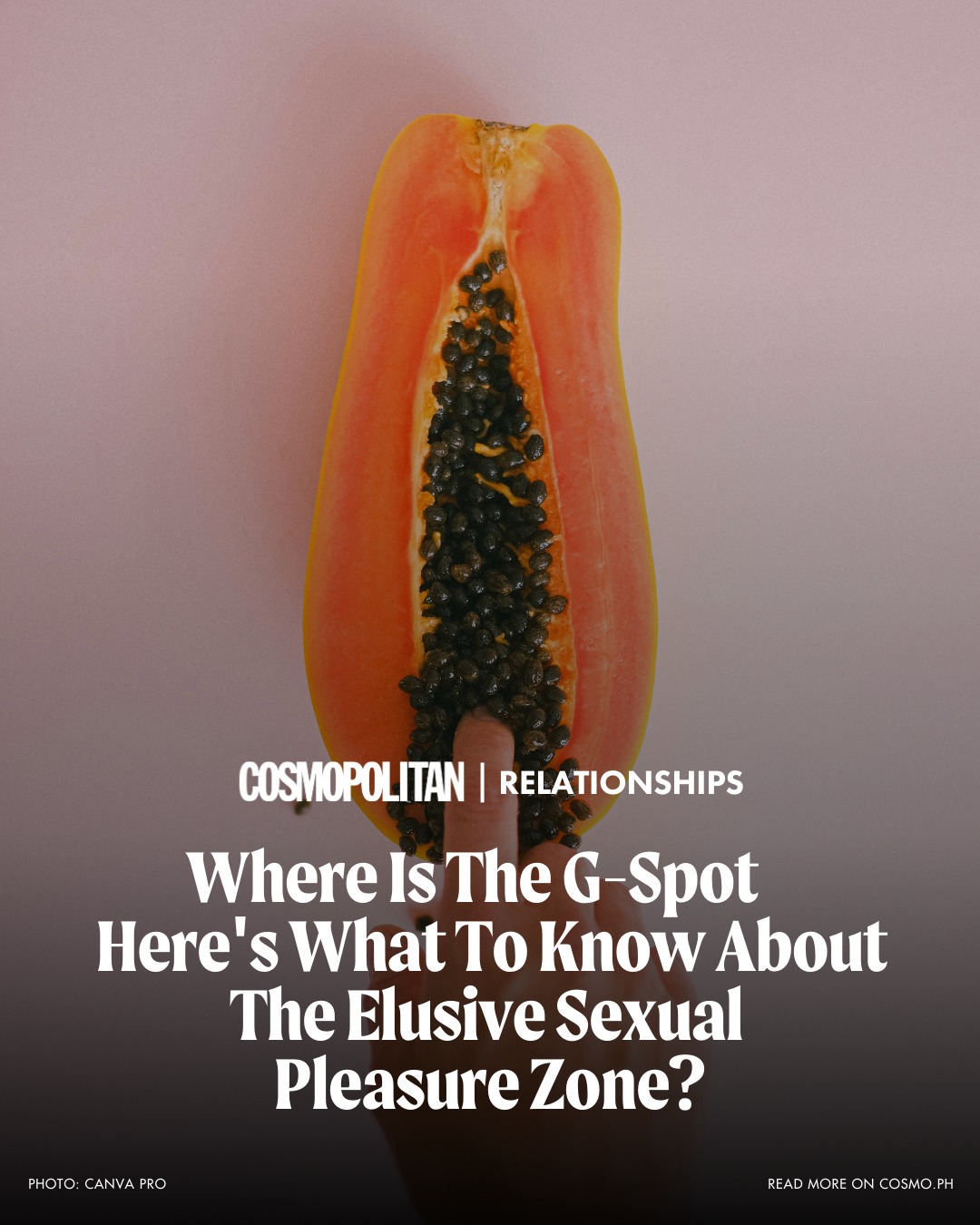 Cosmopolitan - Maybe the g-spot is the positions we found along the way ...
