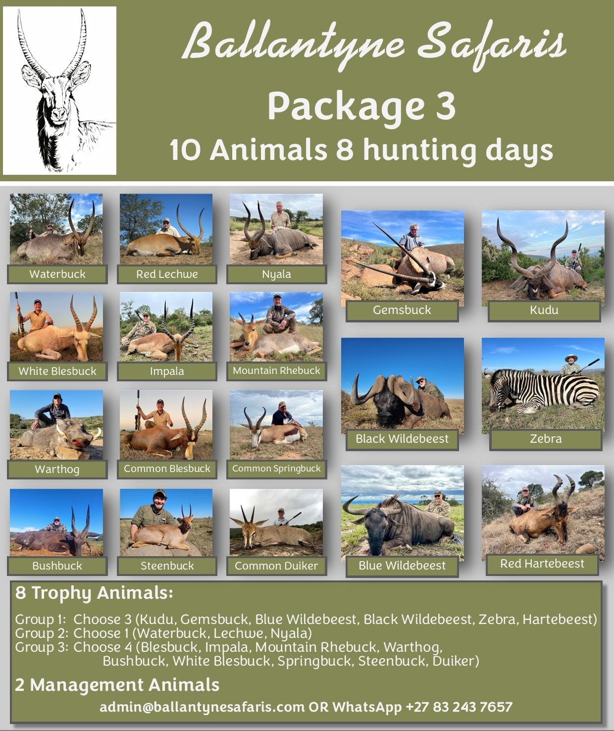 Ballantyne Safaris | Adelaide