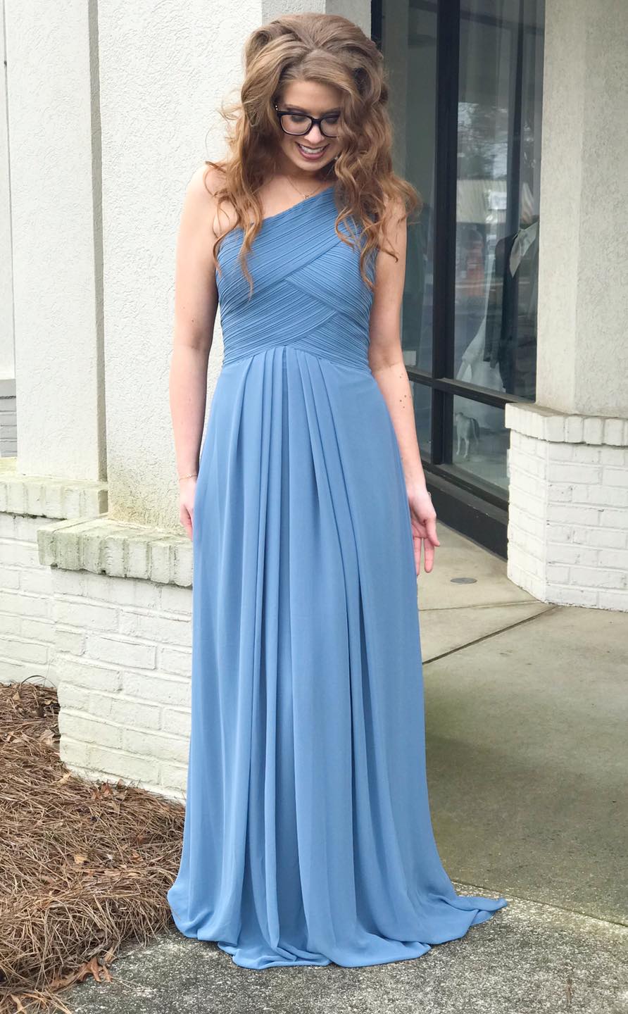 Top bridesmaid dress designs for broad shoulders