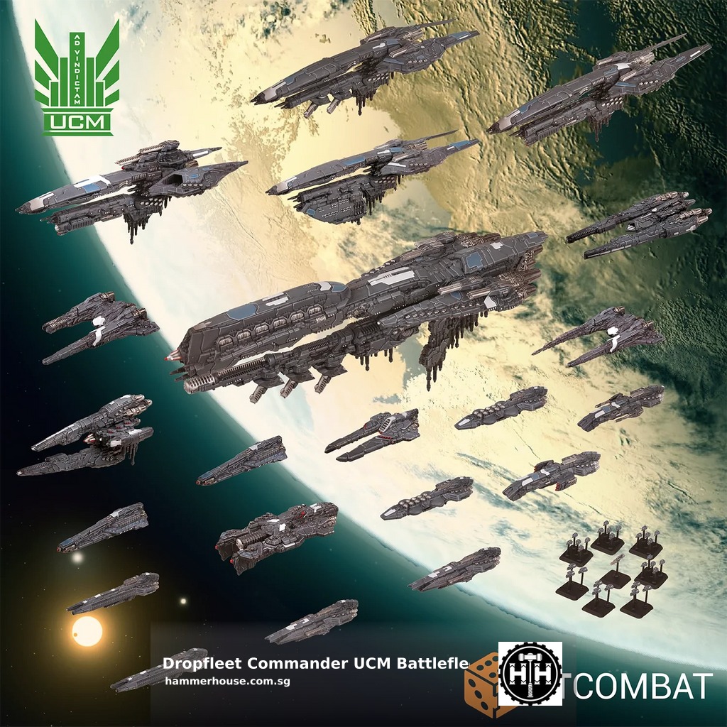 HammerHouse - ⚒️ Dropfleet Commander: UCM Battlefleet (2025) Brand ...