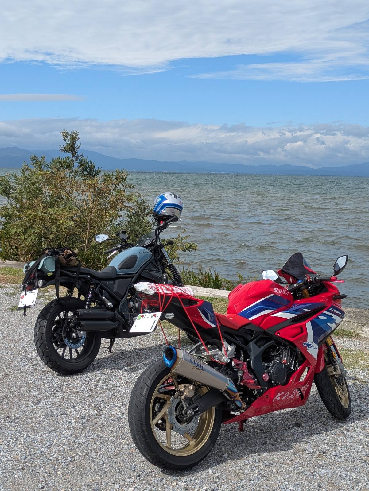 東海バイク好き集まろう | 新濃尾大橋→月見の里南濃→奥永源寺渓流の里→琵琶湖 R421で琵琶湖「あのベンチ」に行って来ました | Facebook