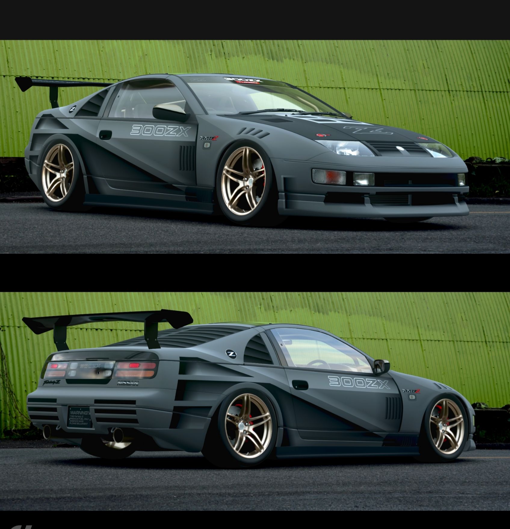 Funny Fairlady 300ZX / Optical illusion 300ZX ررZ0 1111 30DZX ים0פ