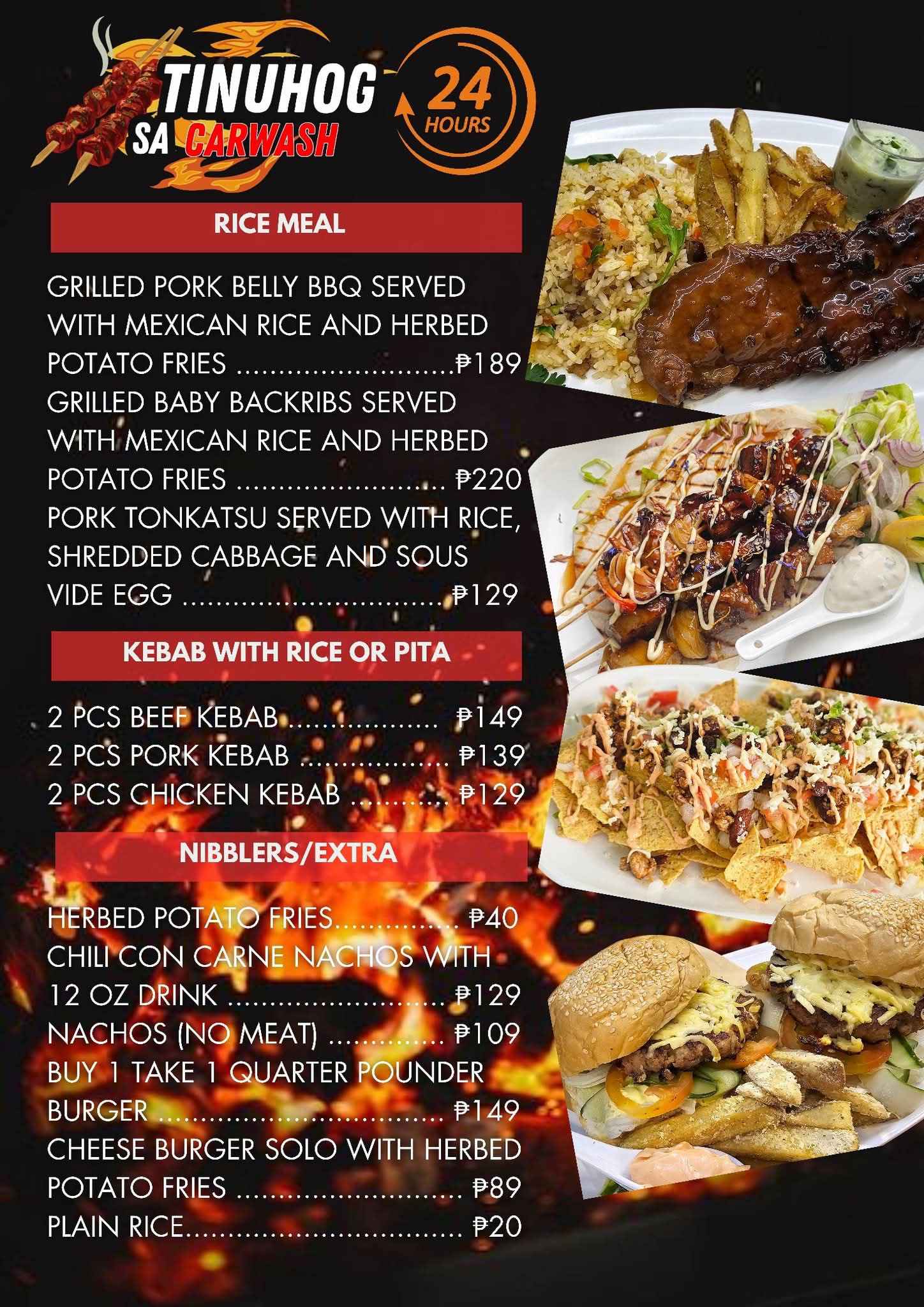 UPDATED MENU! NOW OPEN 24 HOURS! 👌 🔥UNLI RICE AND SOUP FOR CHICKEN WITH ...