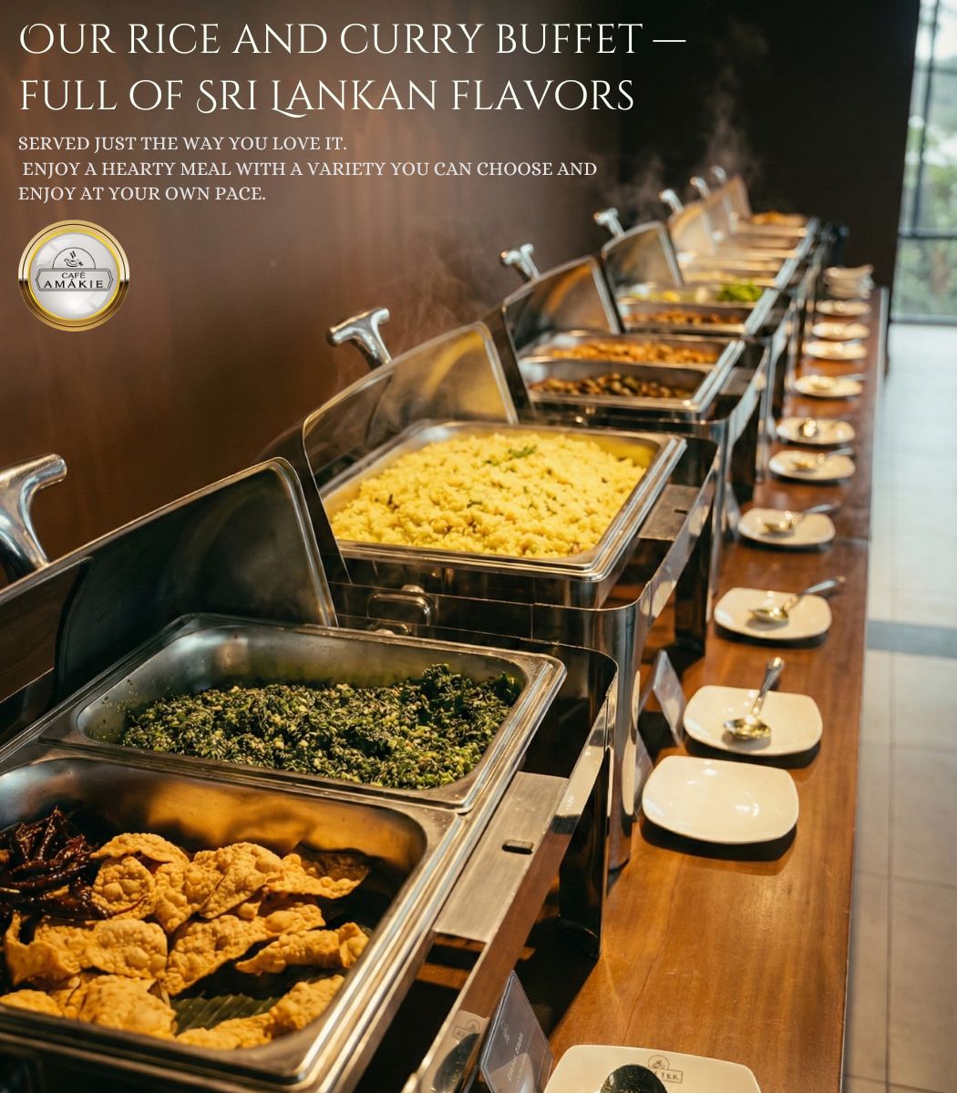 Cafe - Our rice and curry buffet is full of true Sri Lankan flavours ...