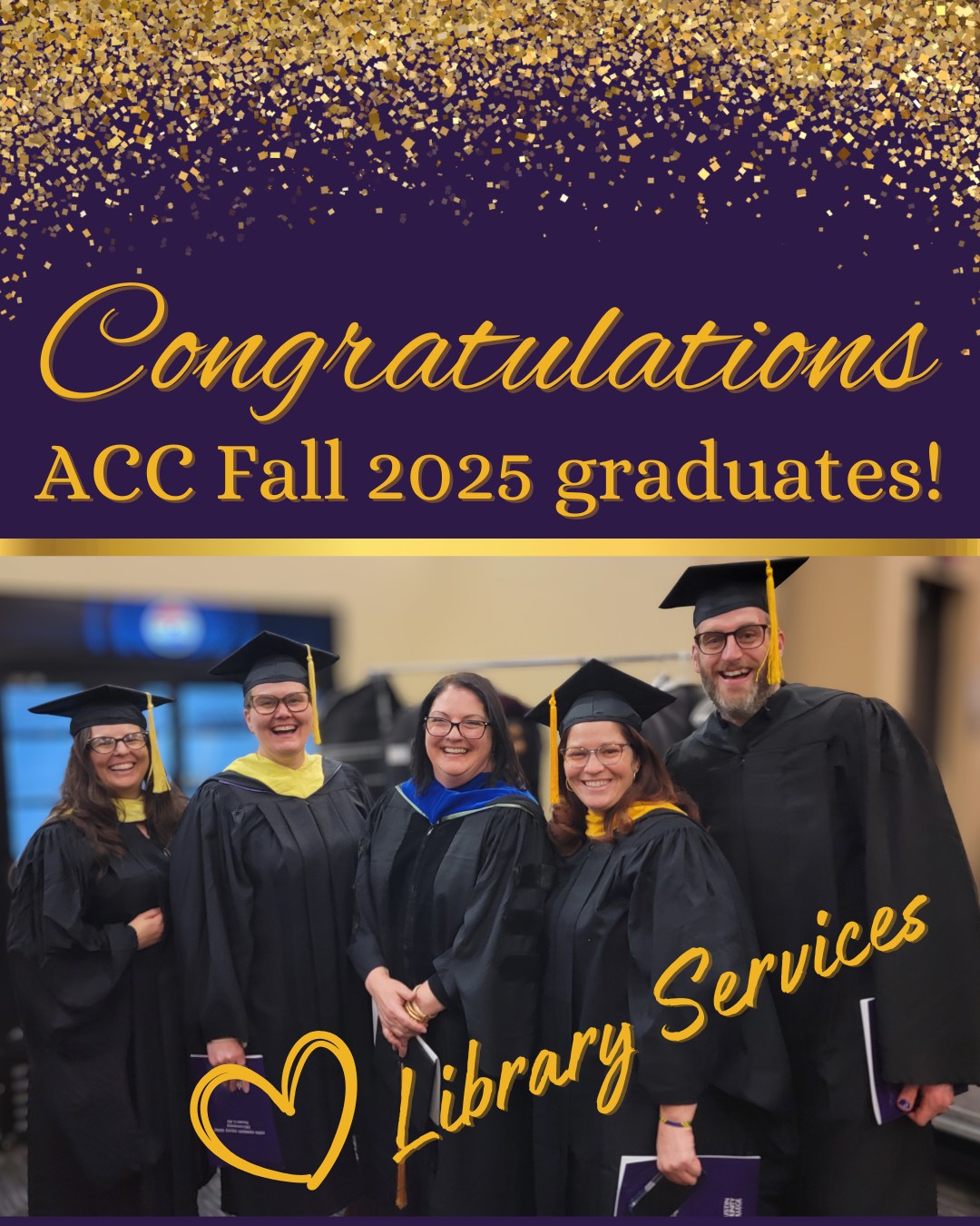 Austin - Congratulations to our Fall 2025 graduates!🎓💜🦇💜🎓 | Facebook