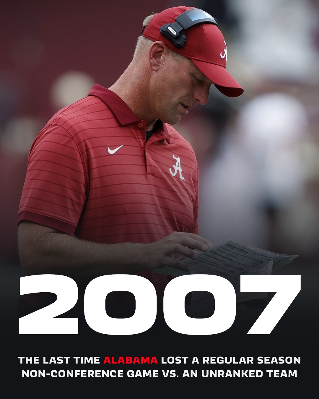 ESPN BET - This was Nick Saban's FIRST season at Alabama 🤯 | Facebook