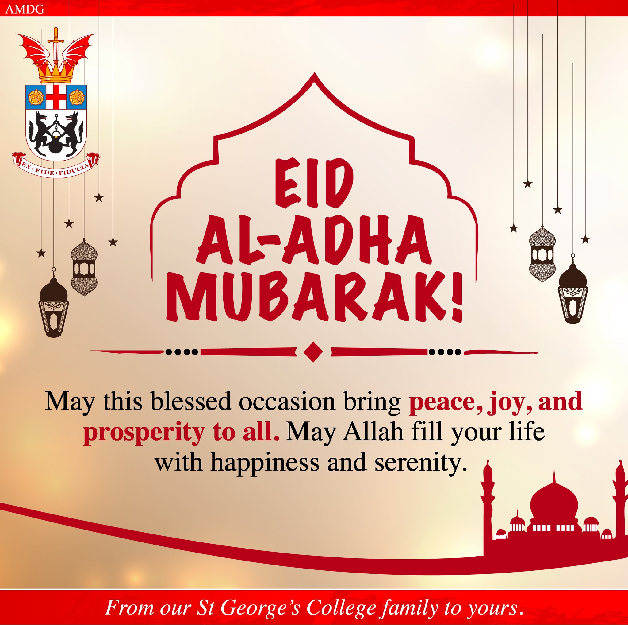 St - Wishing all our Muslim staff, students, friends, and families a ...
