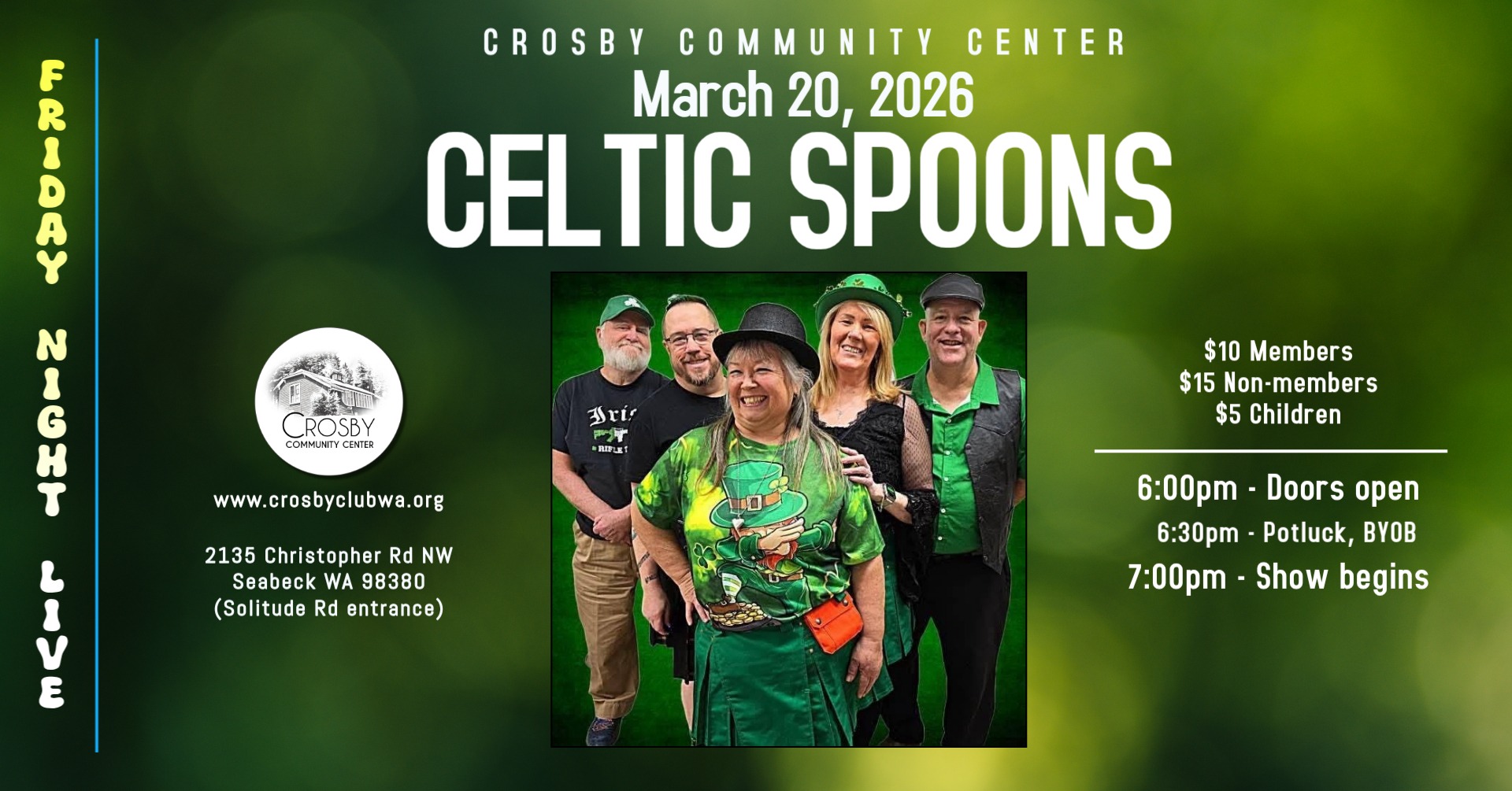 Crosby Community Center & Event Venue | Seabeck WA
