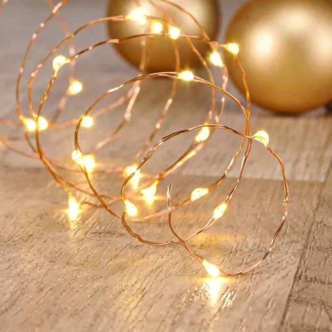 URADI - LED NOVOGODIŠNJA RASVETA NA BAKARNOJ ŽICI 🎄🎉 Unesite toplinu i ...