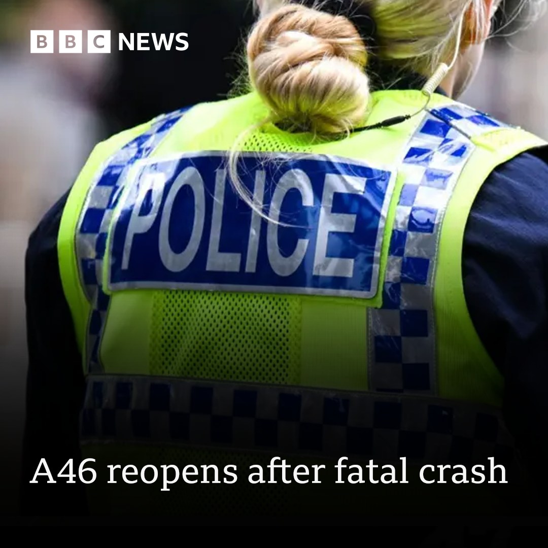 BBC - A lorry driver has been arrested. The A46 was closed in both ...