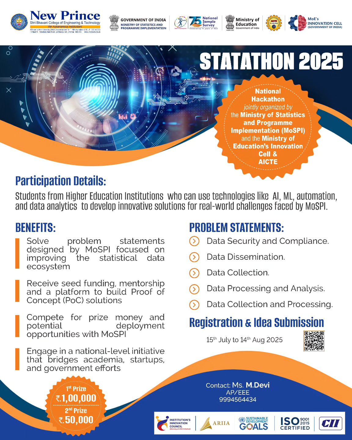 New - 🚨 STATATHON 2025 is LIVE! 🚨 An incredible opportunity for CSE, IT ...
