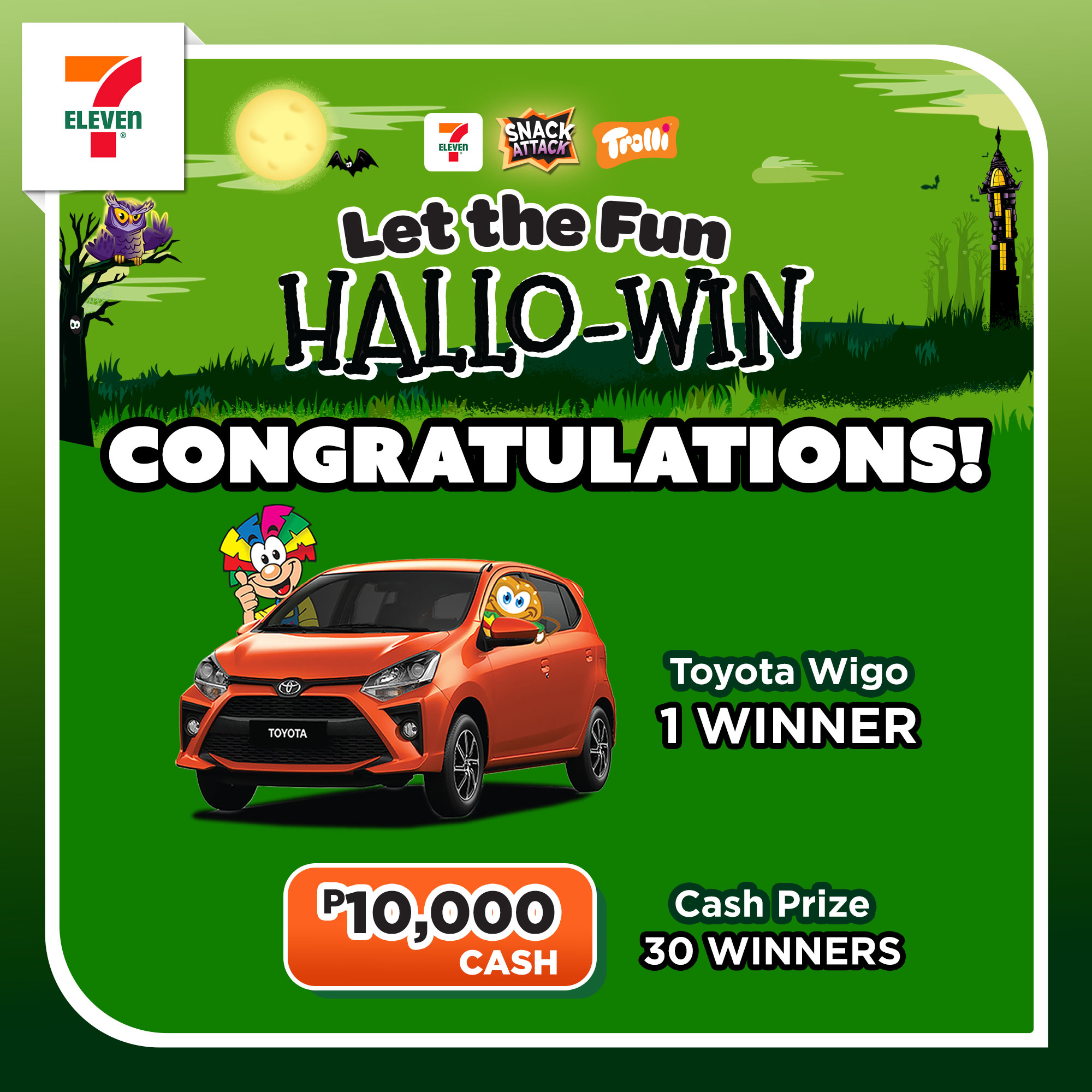 7-Eleven Philippines - Congratulations to the winners of Load CLiQQ ...