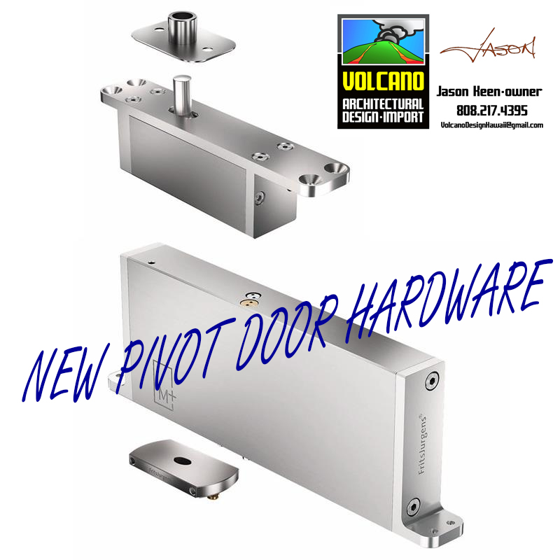 Volcano - I am now using this awesome pivot door hardware in my designs ...