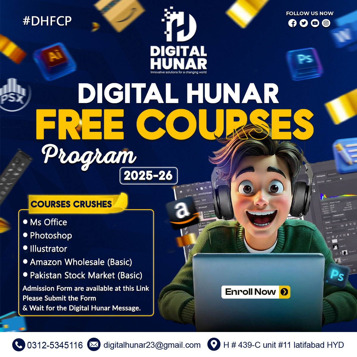Digital Hunar - #Digital_Hunar_Free_Course_Program_2025💙🎉... | Facebook