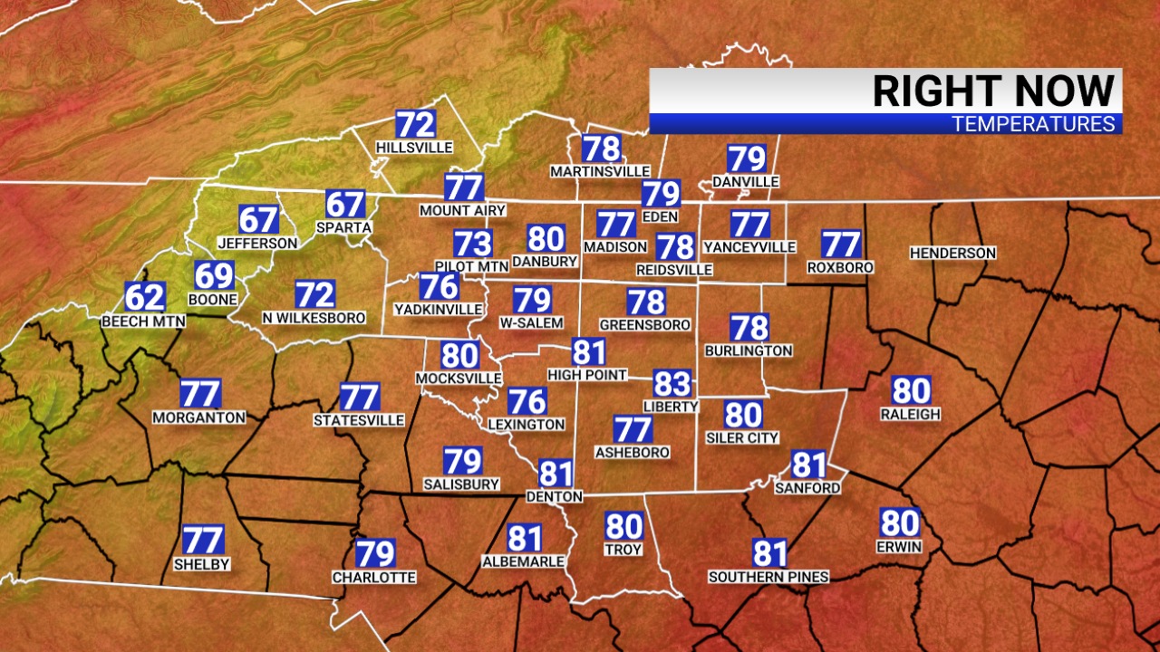 FOX - Saturday night, and here are your 7 p.m. temperatures from the ...