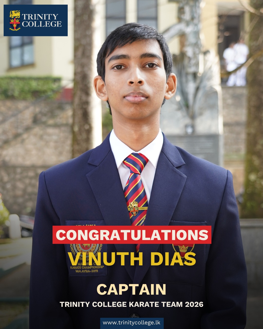 Congratulations to the newly... - Trinity College, Kandy | Facebook