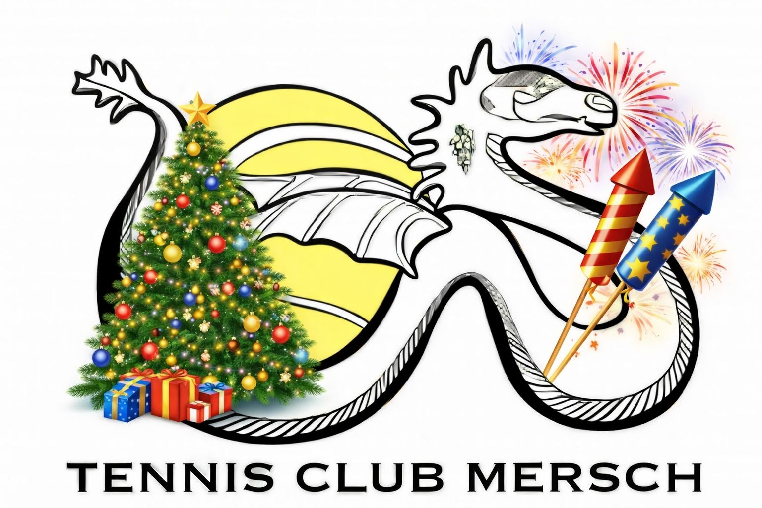 Tennis - Mir wënschen schéi Chrëschdeeg an e gudde Rutsch fir 2026 🎅🌲🥳🎾 ...
