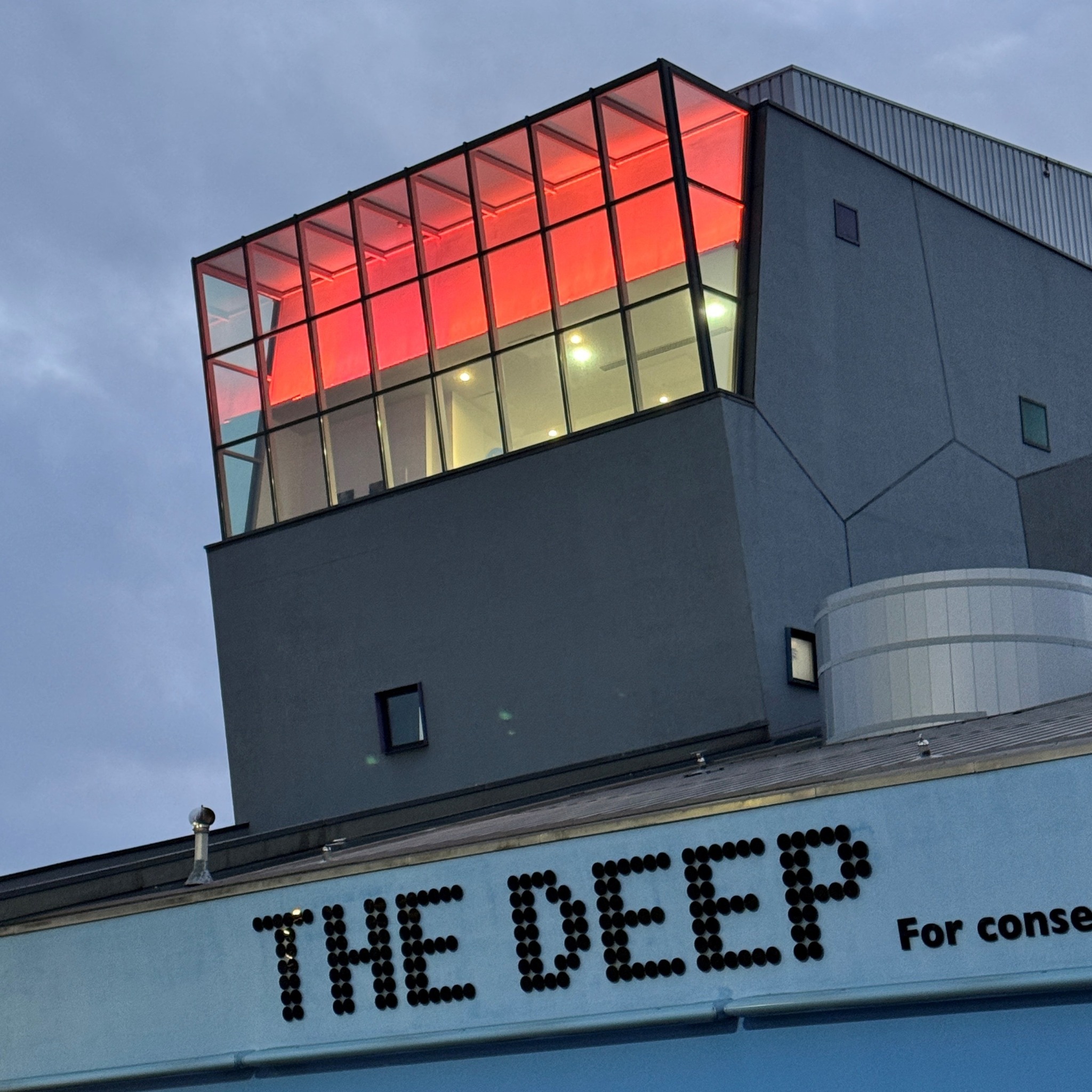 The Deep - Tonight the building has been illuminated red in support of ...