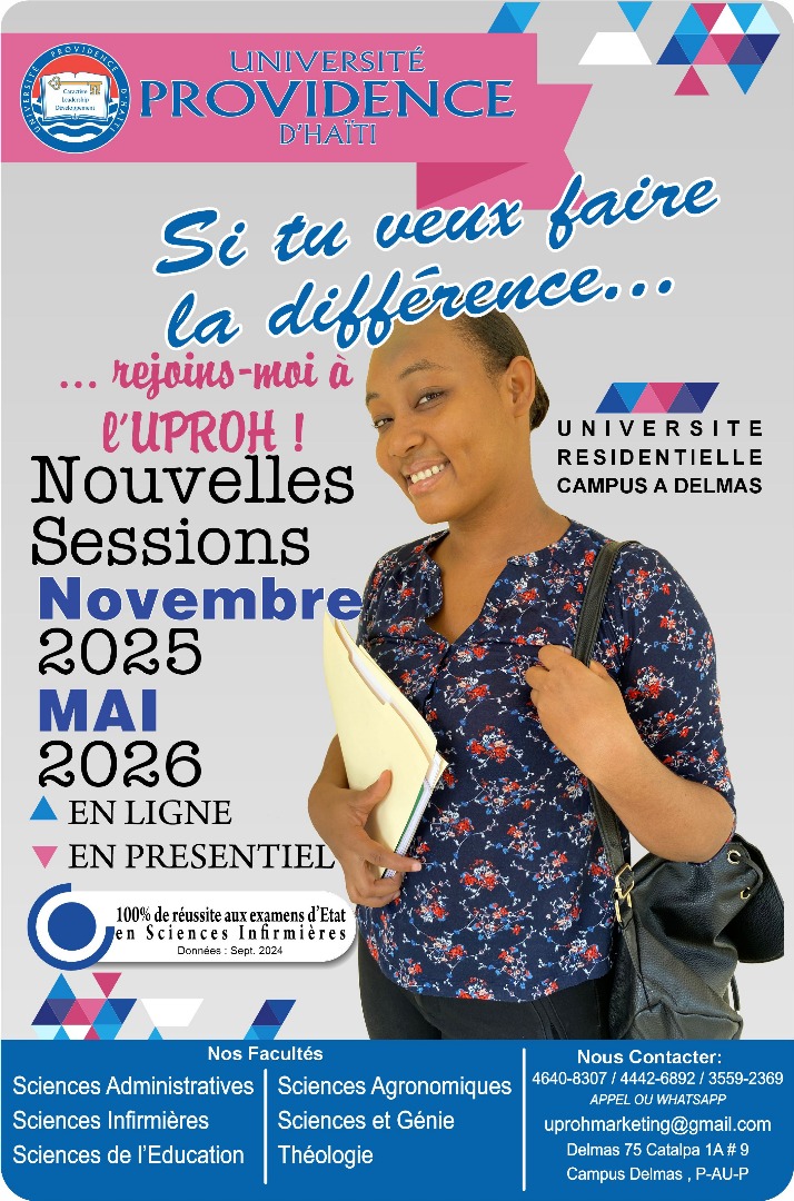 Université Providence d'Haiti - UPROH | Ganthier