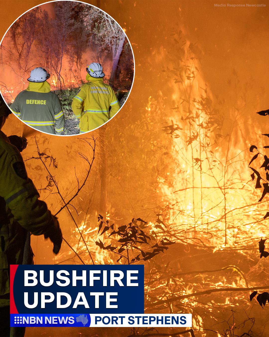 NBN - A bushfire burning in Oyster Cove in Port Stephens has been ...