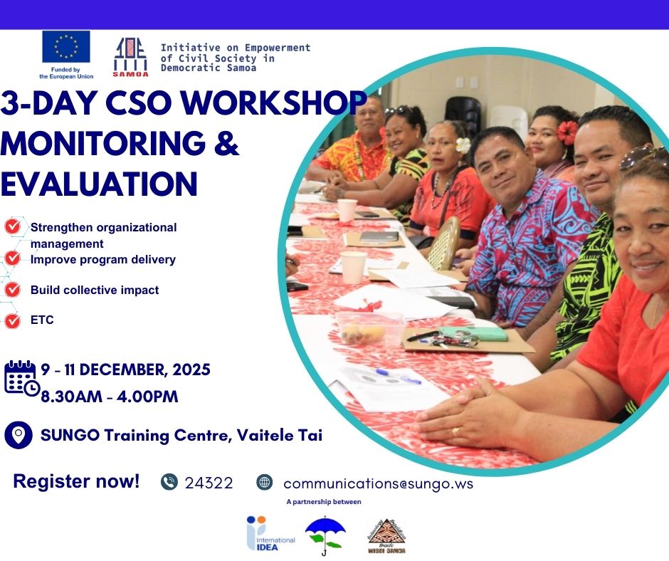 The Samoa Umbrella for Non-Governmental Organisations Inc - SUNGO added ...