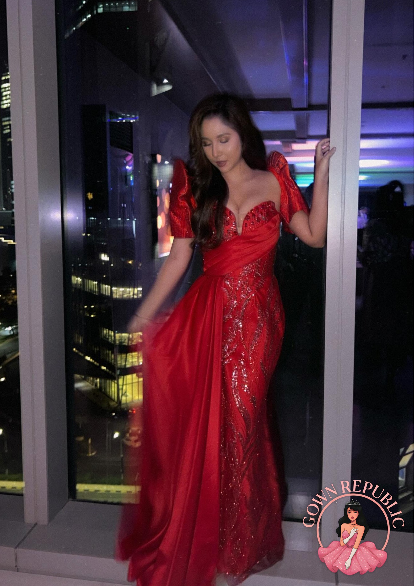 ✨ Bold, elegant, and proudly Filipina. ❤️? Our Red Pageant 