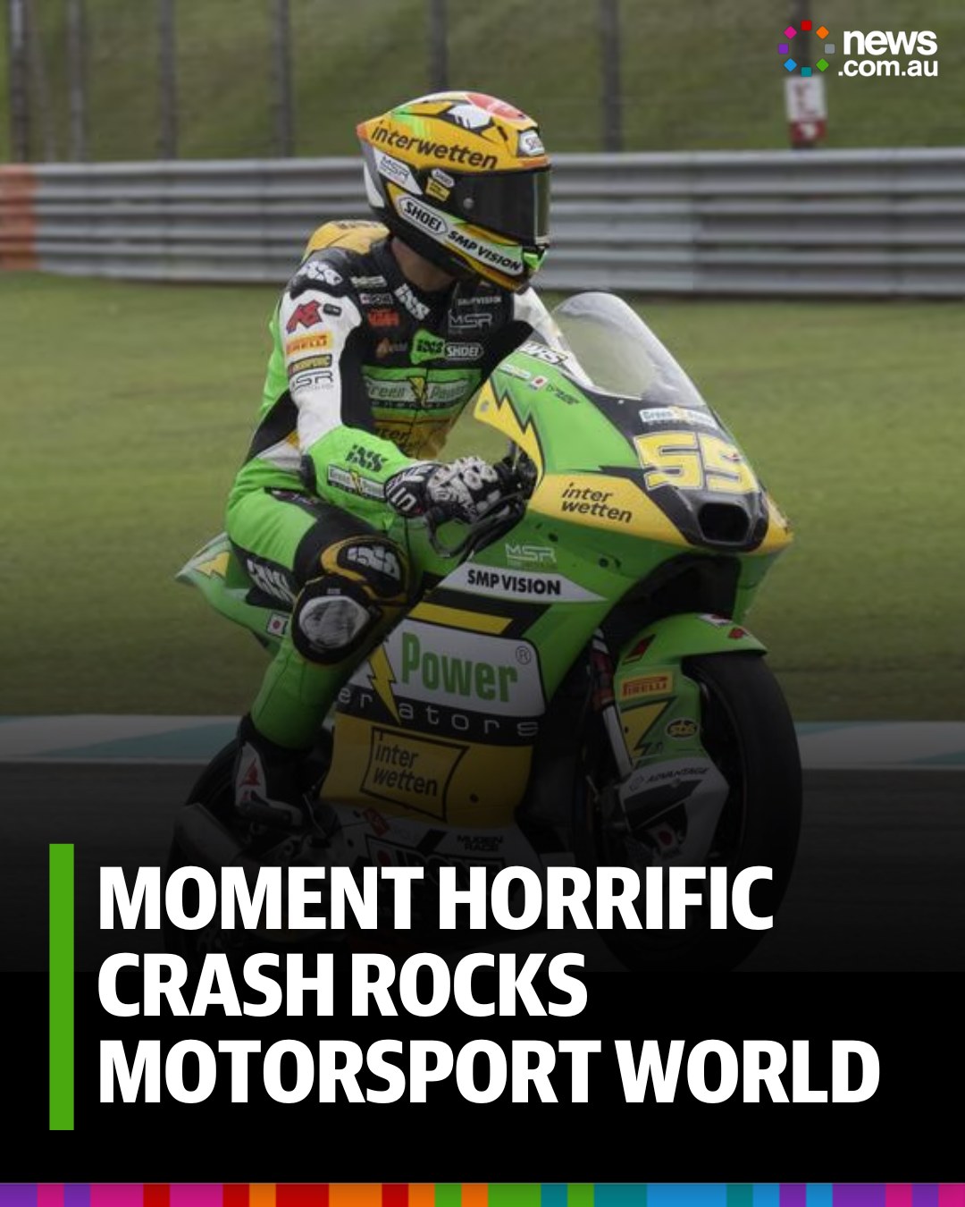 News.com.au - Moto3 riders were airlifted to hospital. 💔 | Facebook