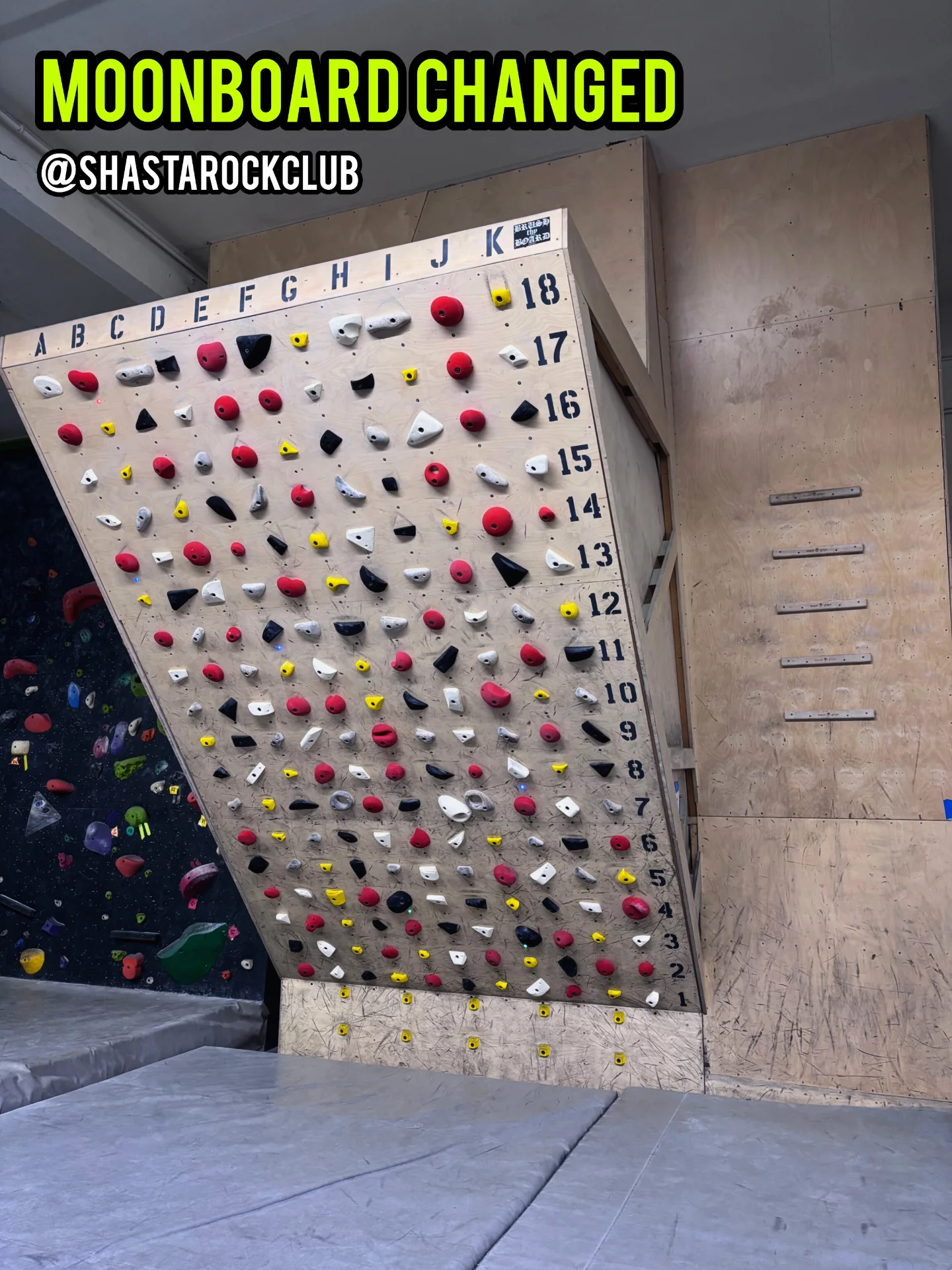 New moonboard has landed! What makes... - Shasta Rock Club | Facebook