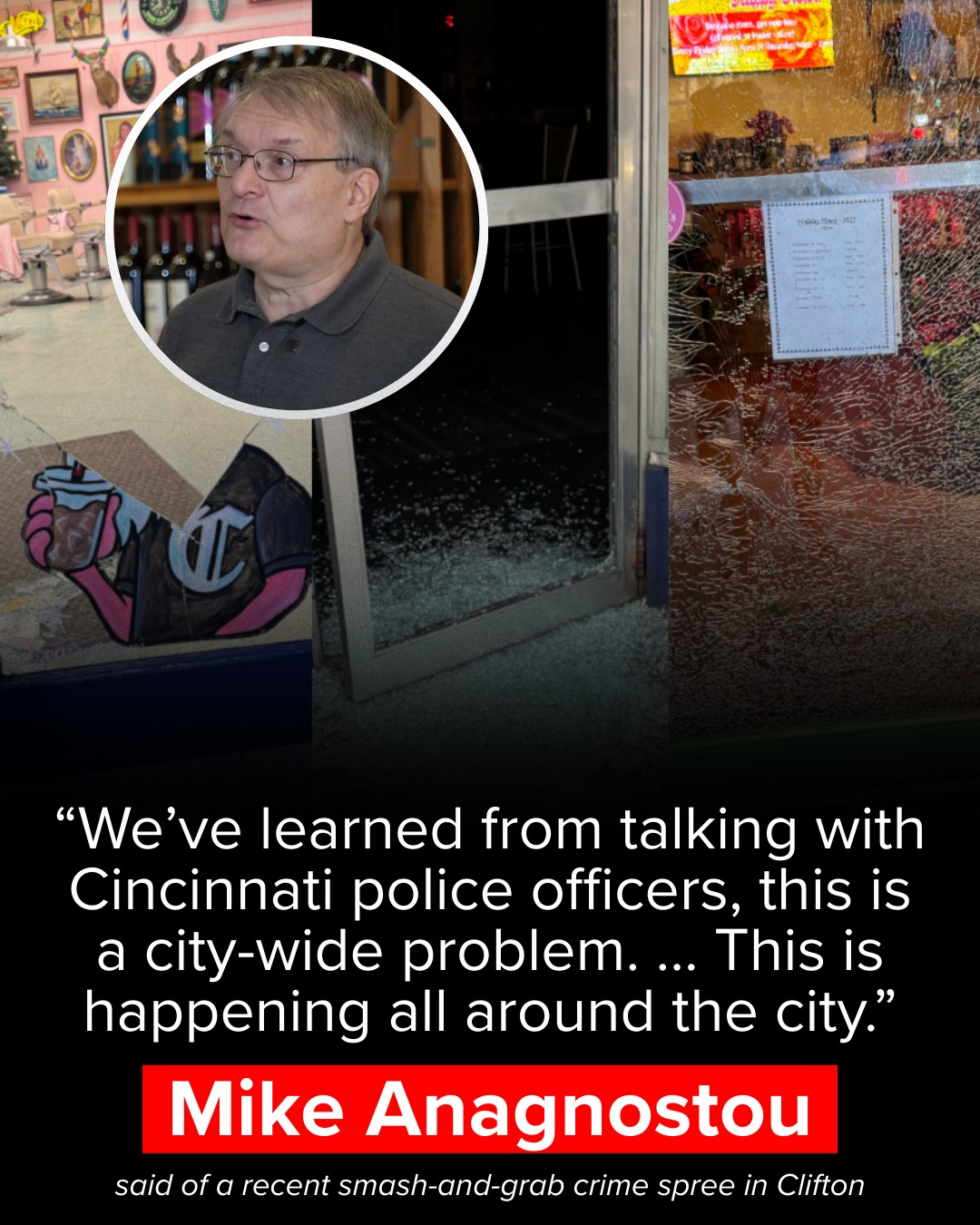 WCPO - Surveillance video shows a crime spree targeting several Clifton ...