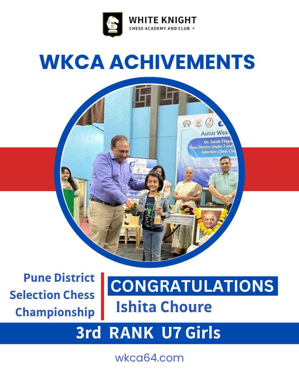 White - Congratulations Ishita Choure! 🏆 We're incredibly proud to ...