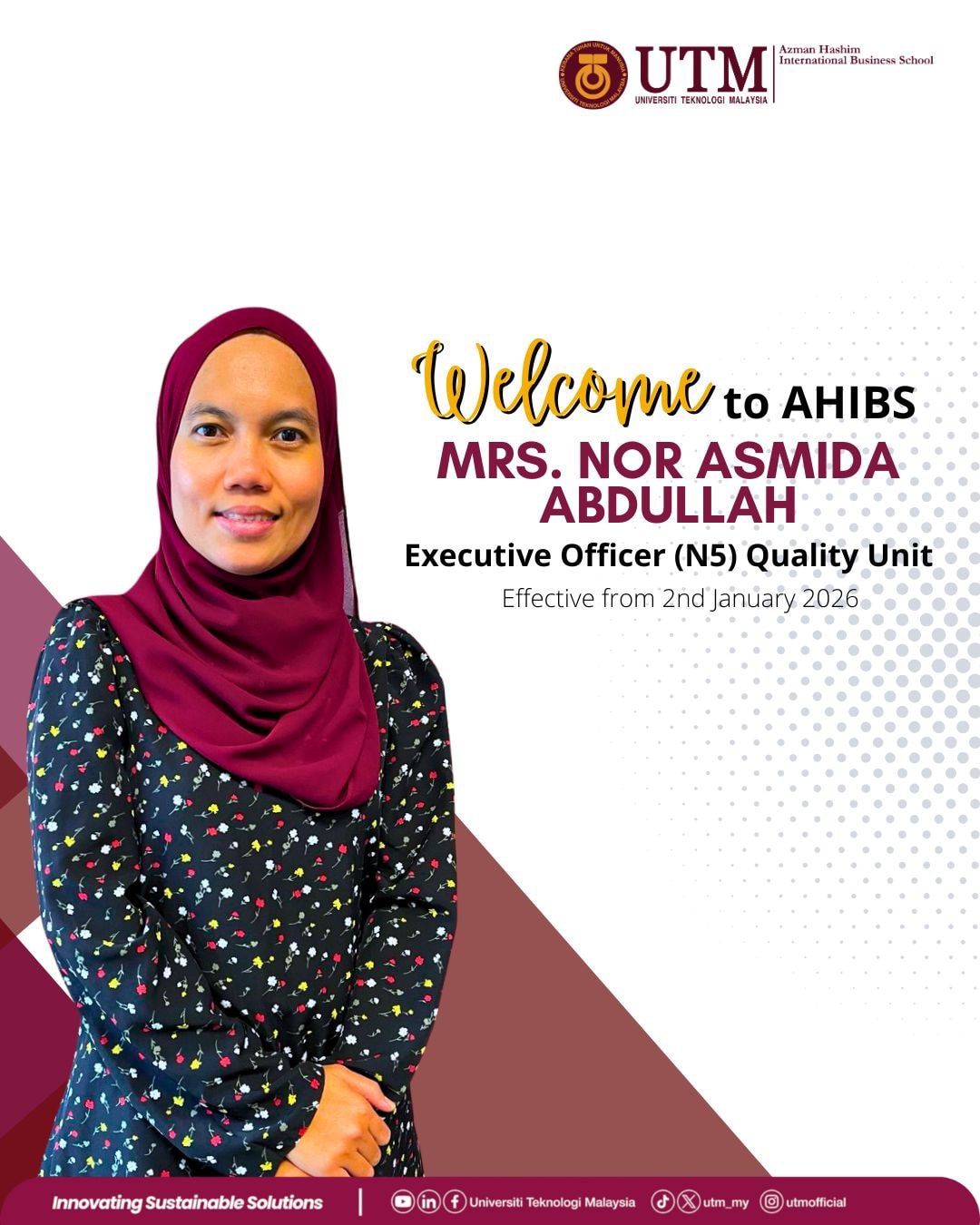 Azman Hashim International Business School UTM - #officialvisit Ybhg ...
