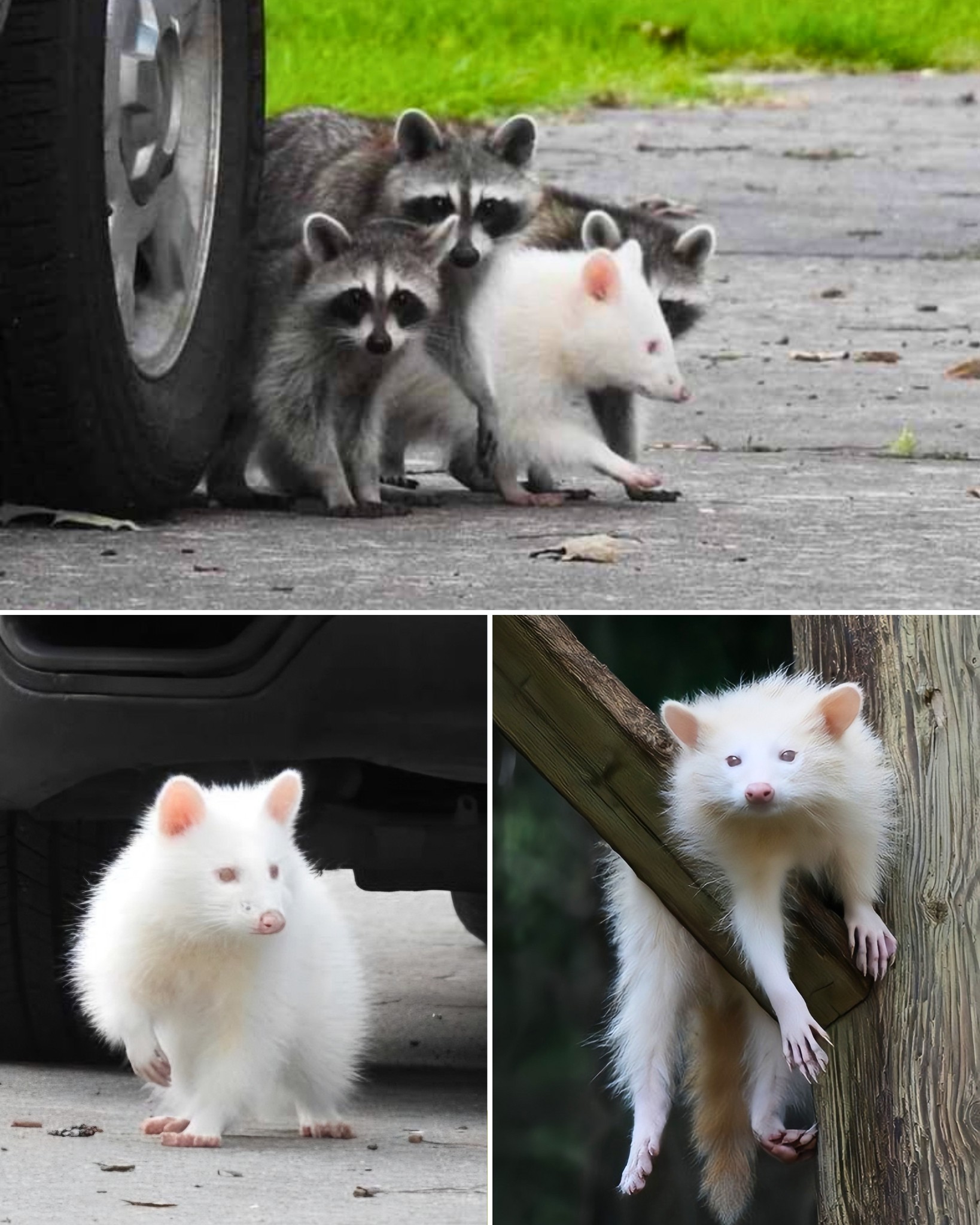 Zen - Have you ever seen an Albino Raccoon? This stunning albino ...