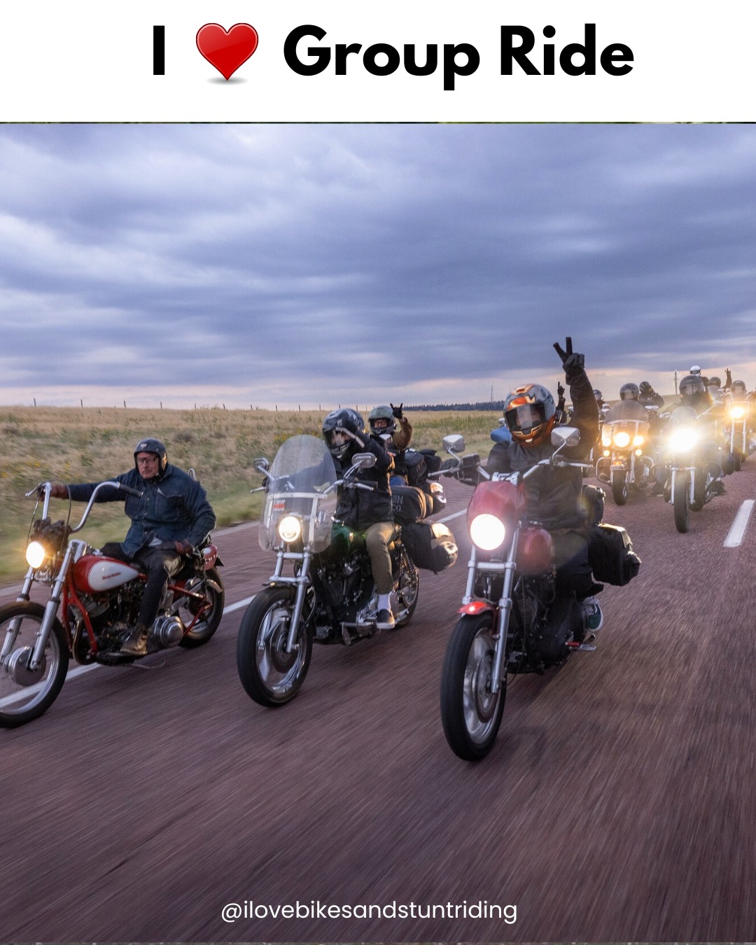 I love - Why Group Rides Define Motorcycle Brotherhood Forget the ...
