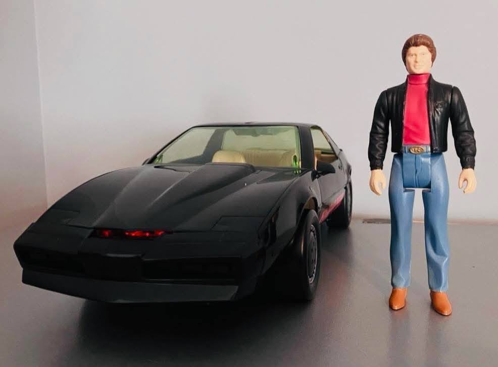 1983 Knight Rider Knight 2000 Voice Car Box Art - Kenner