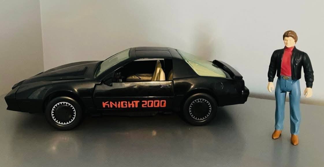 1983 Knight Rider Knight 2000 Voice Car Box Art - Kenner