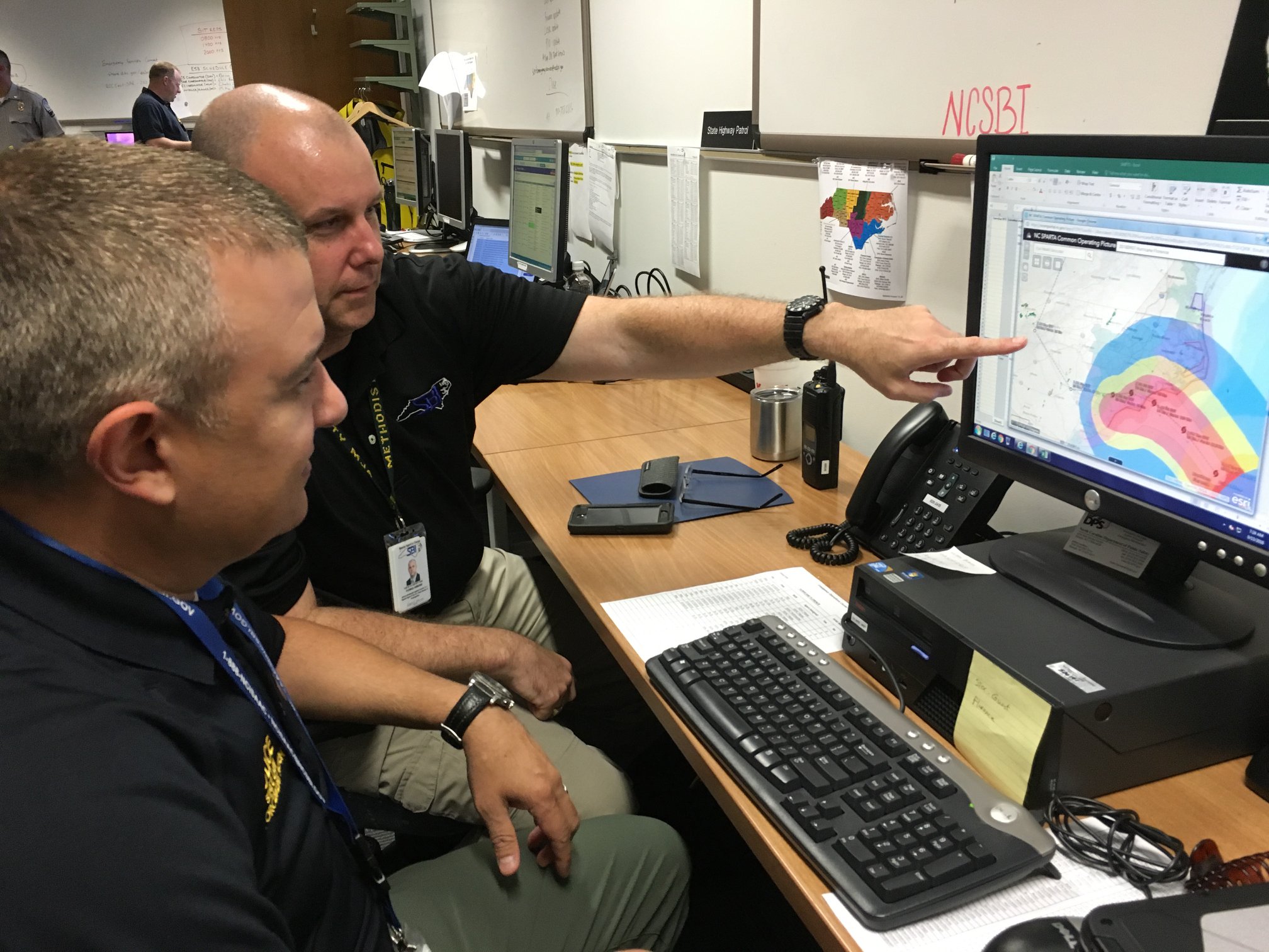 North - SBI Special Agent in Charge Tom Ammons and ALE Special Agent in ...