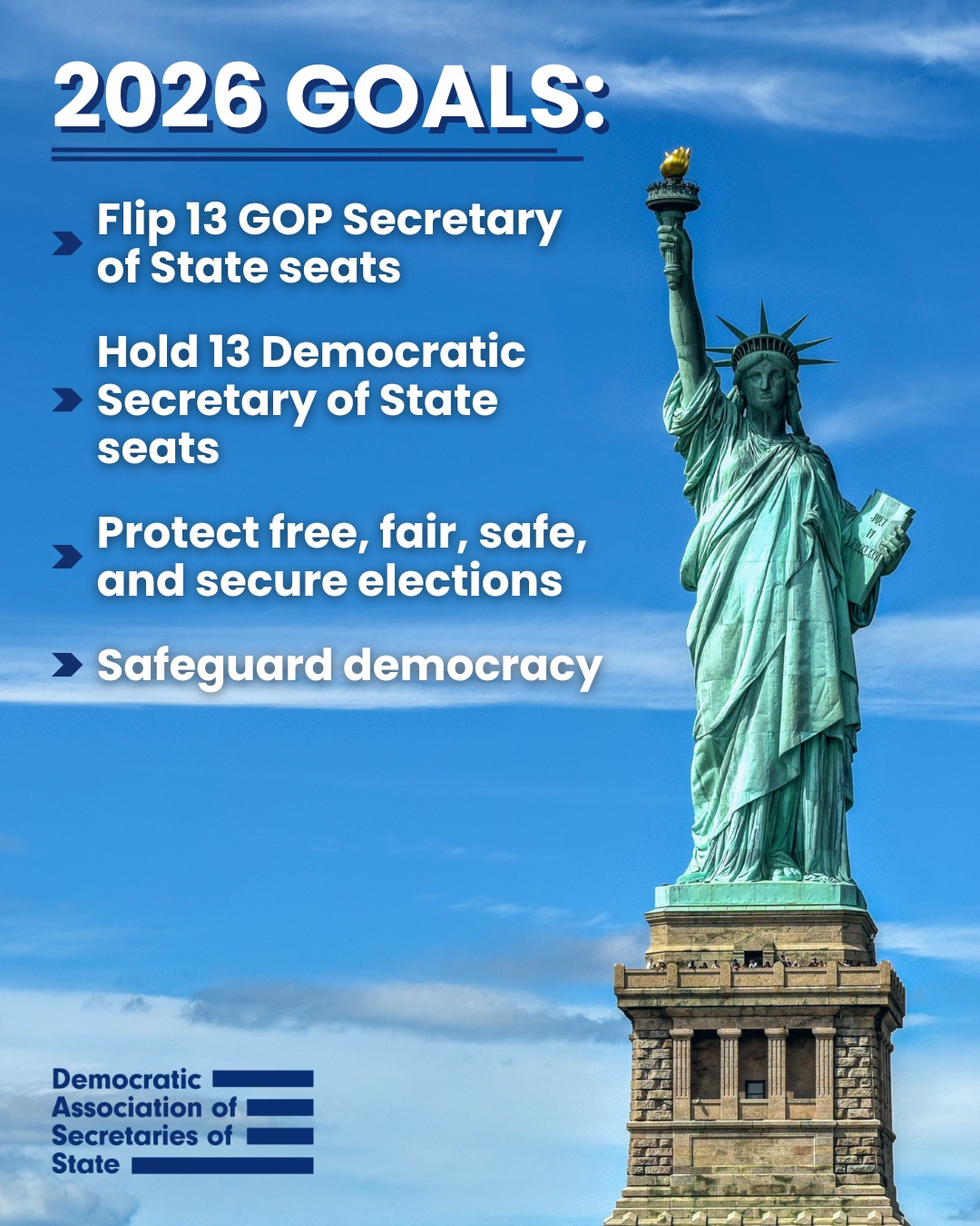 2026 is a... - Democratic Association of Secretaries of State | Facebook