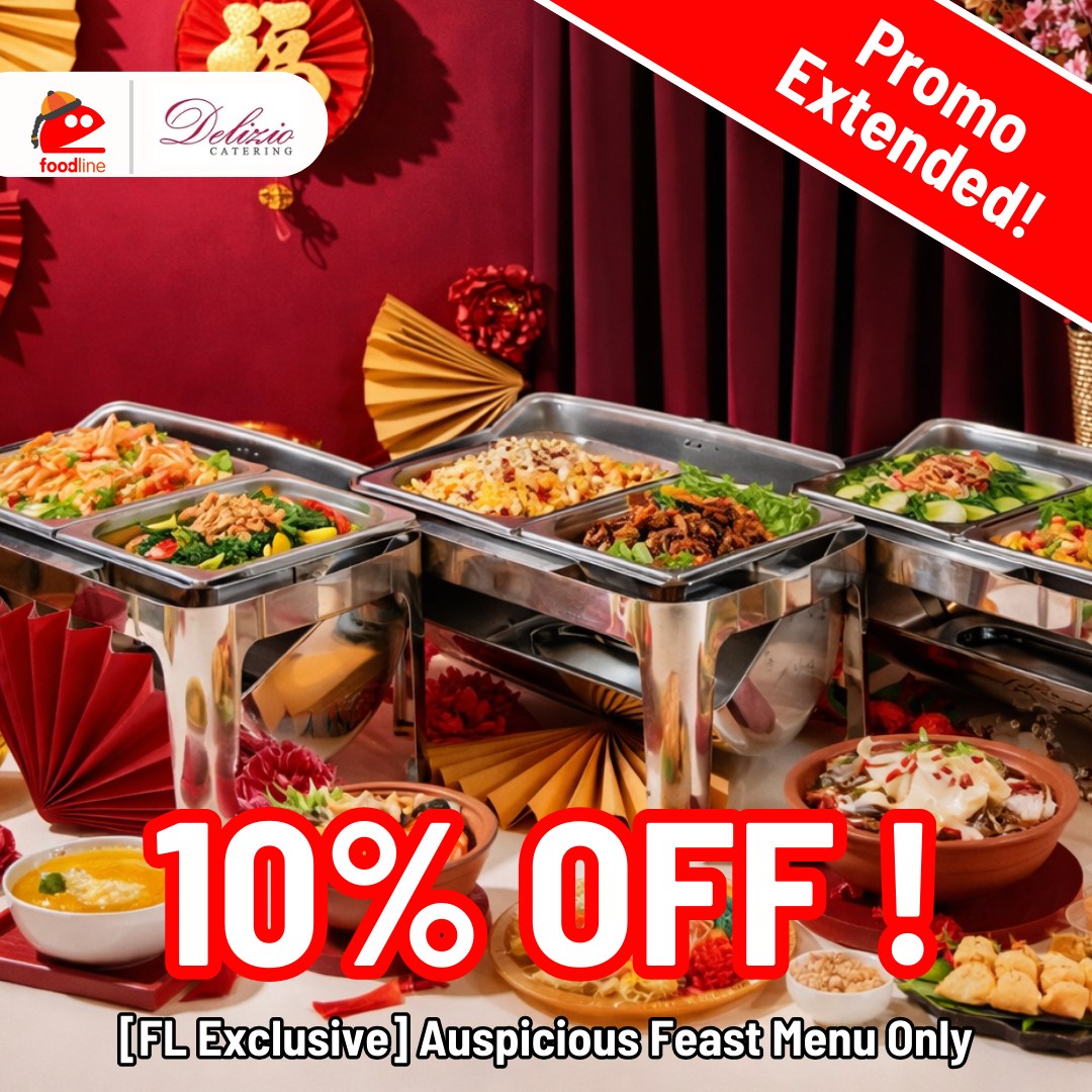 FoodLine.sg - 🧧 Extended promo alert! Delizio Catering’s 10% OFF item ...