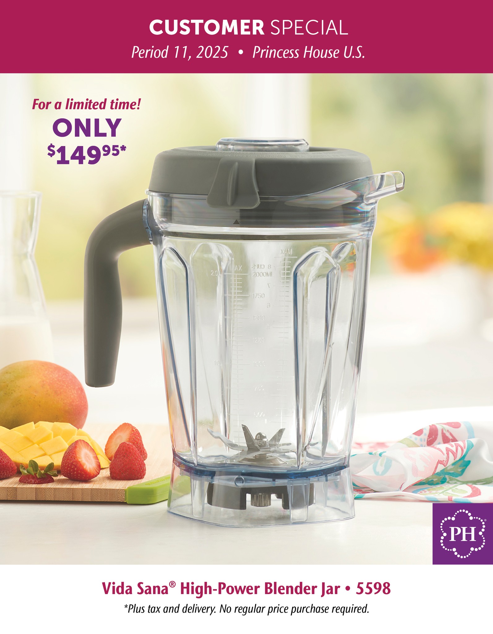 Patty - High-Power Blender Jar (#5598) https://www.princesshouse  display picture 1