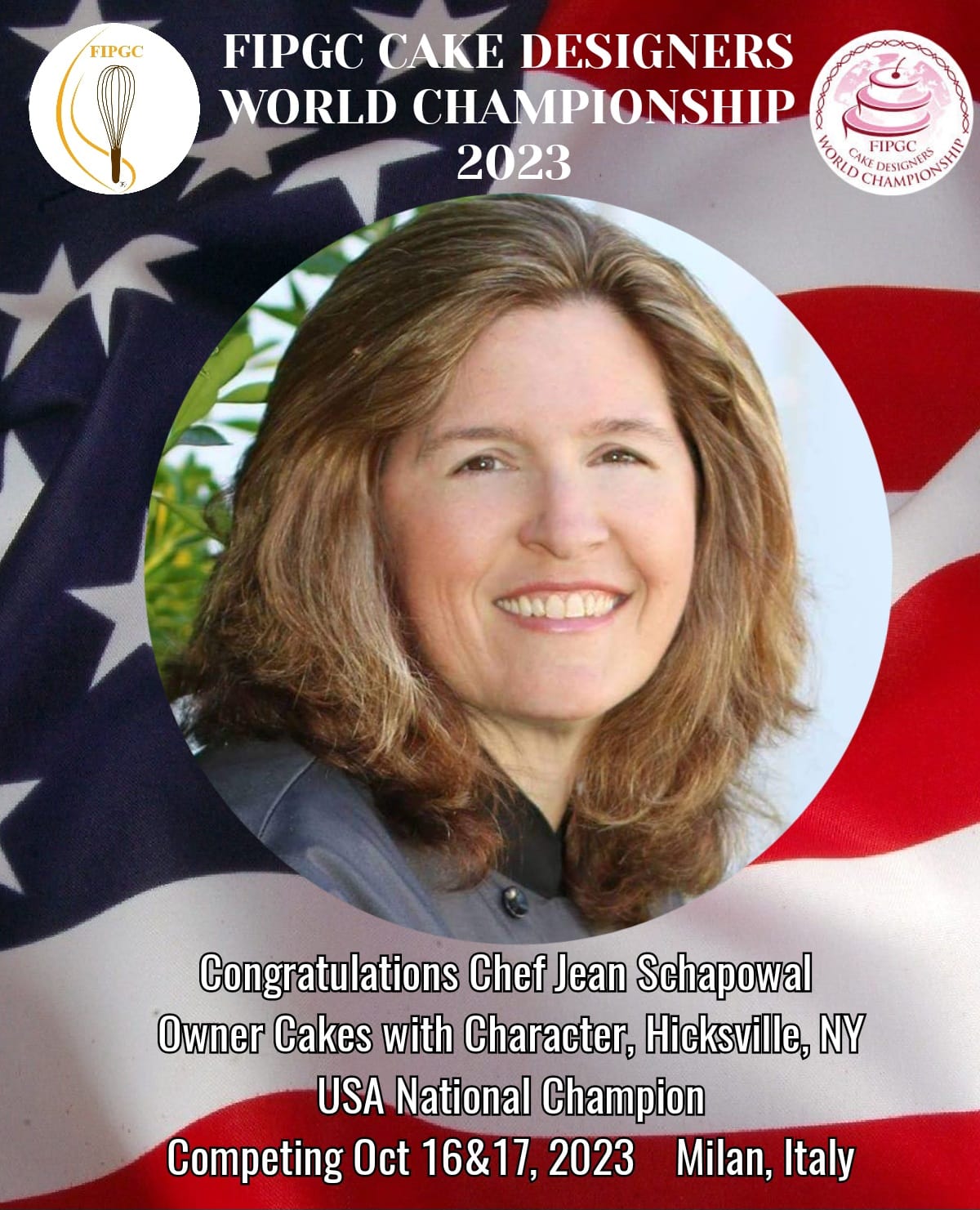 ANNOUNCING Chef Jean Schapowal, owner of Cakes with Character, will ...
