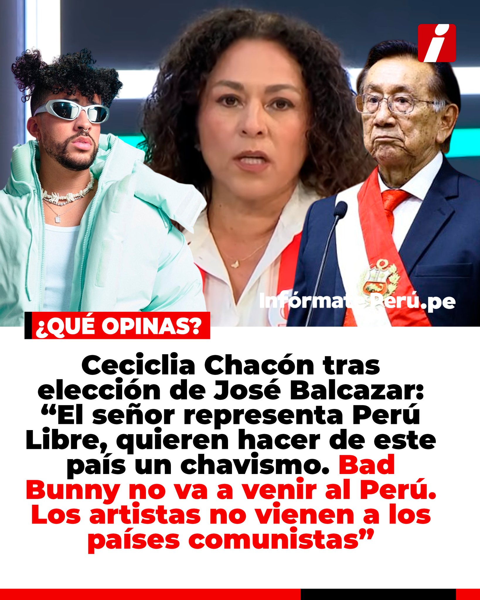 Infórmate Perú - 🔴 ¿QUÉ OPINAS? Cecilia Chacón, candidata... | Facebook
