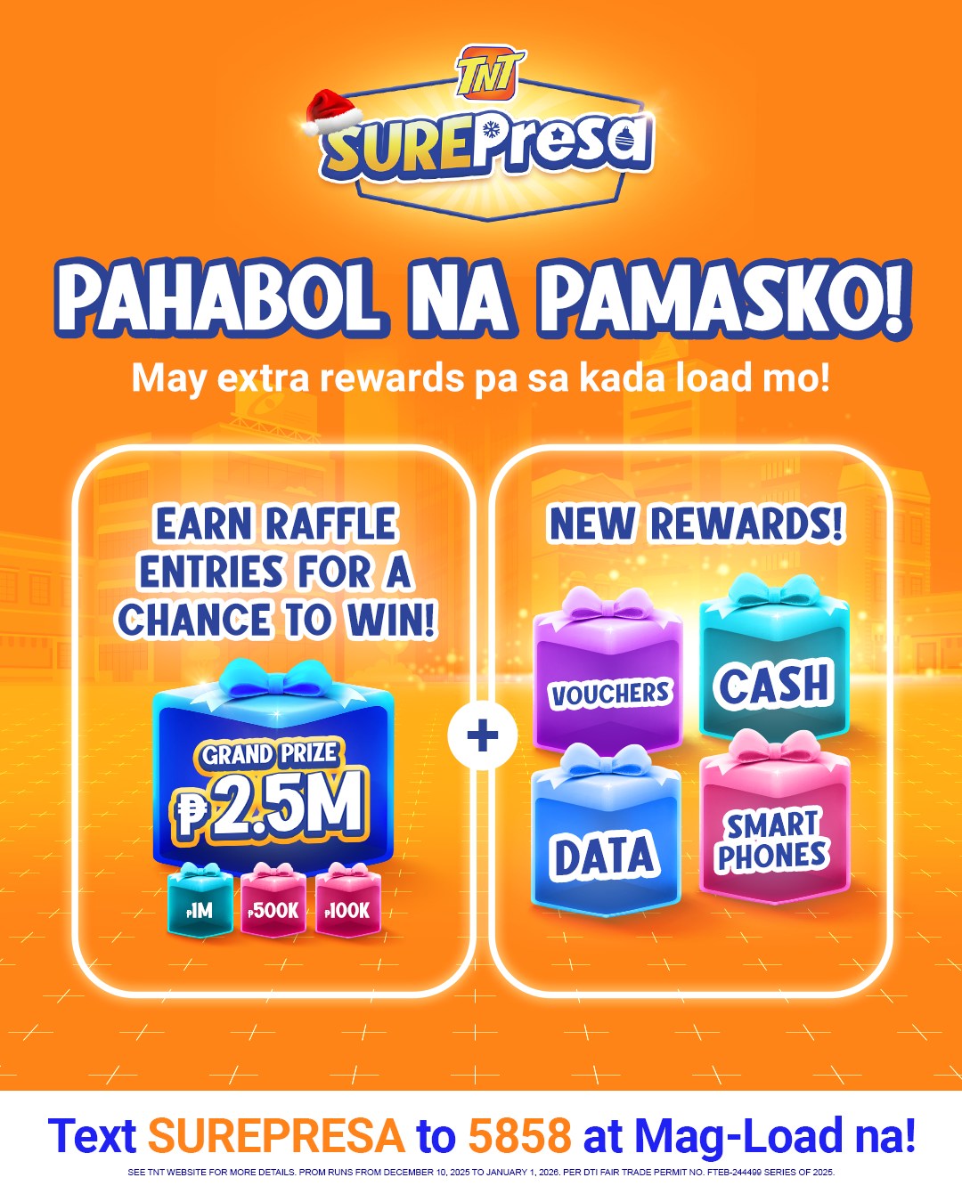 TNT - Pahabol na Paskong SUREPRESA, KaTropa! 🤩🎉 Hindi lang raffle ...