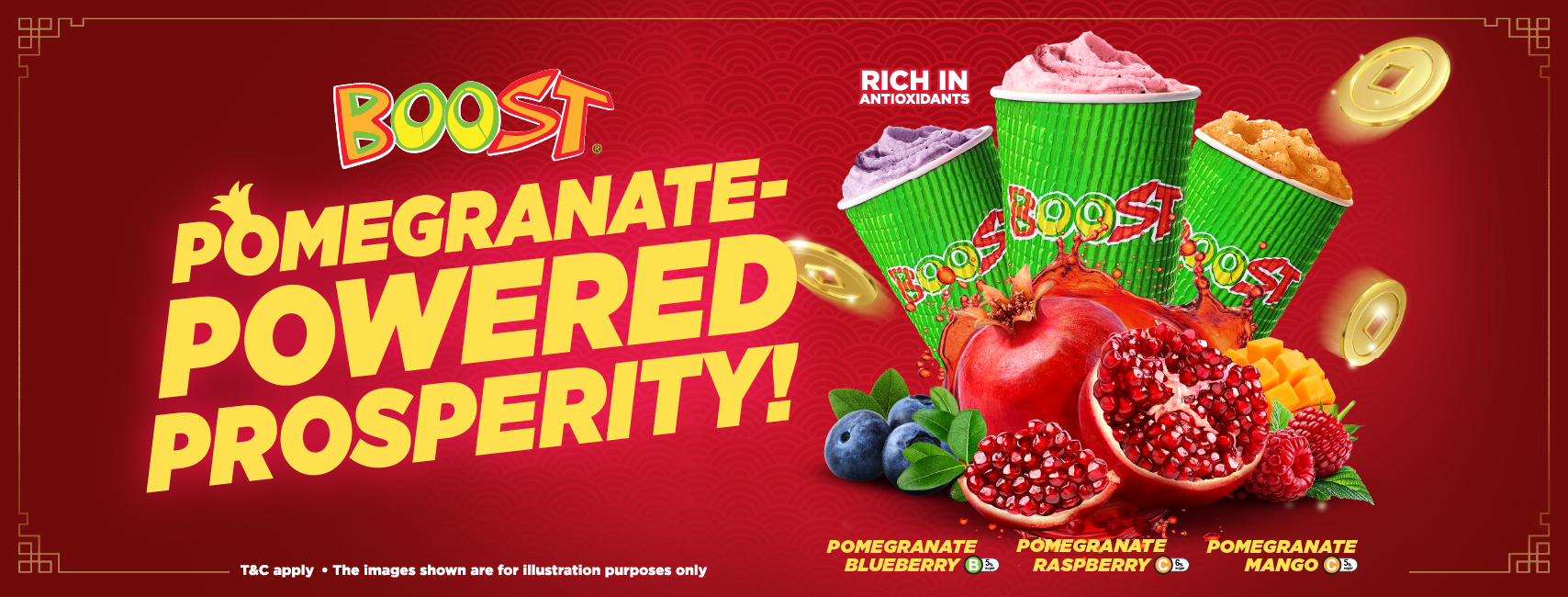 Boost - In conjunction of our 53rd National Day, here’s a little treat ...