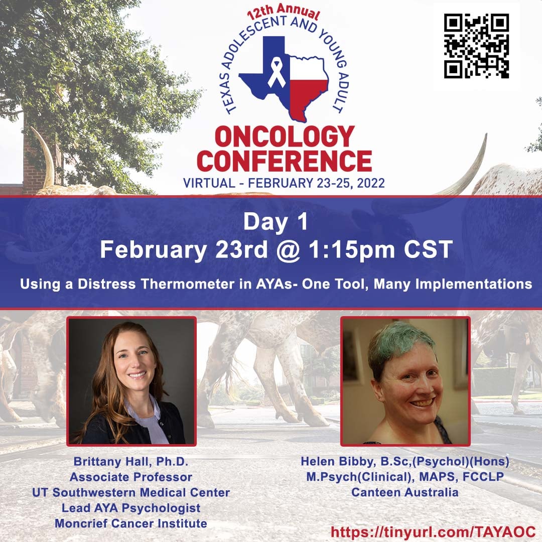 On Day 1, join Dr.... - Texas AYA Oncology Conference