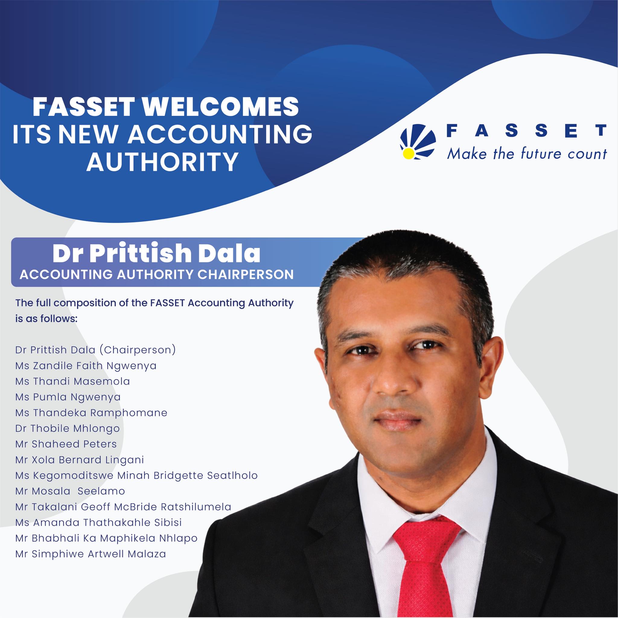 Fasset - We are proud to welcome the newly appointed FASSET Accounting ...