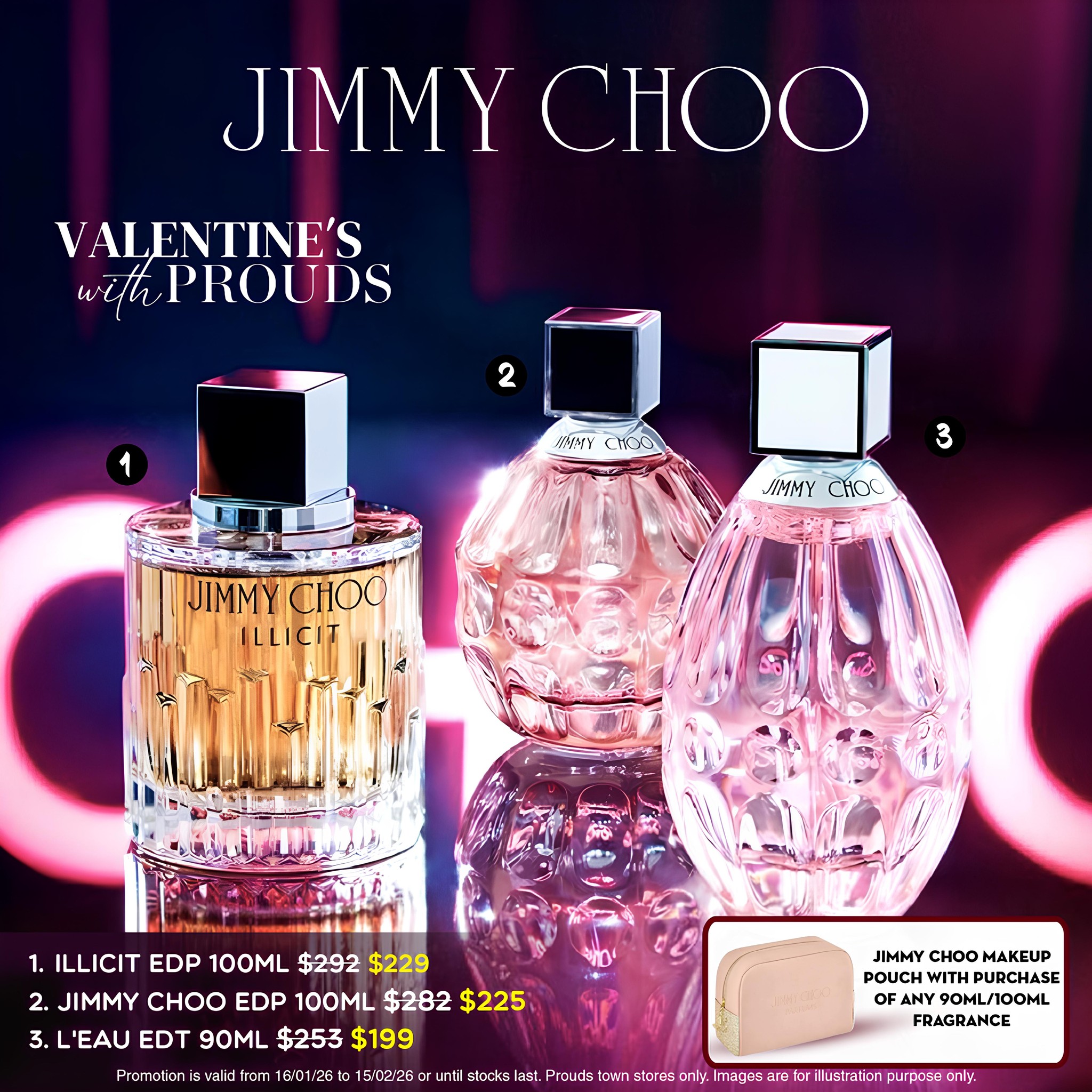 Step into a world of glamour with Jimmy Choo fragrances. Embrace 
