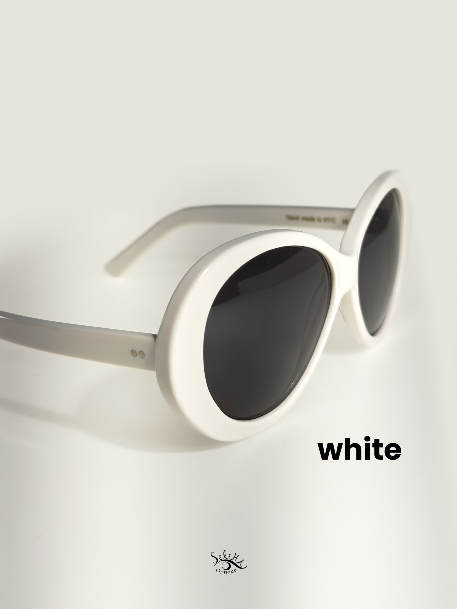 Selima x Linda: White and Blue. Handmade in New York. The full 
