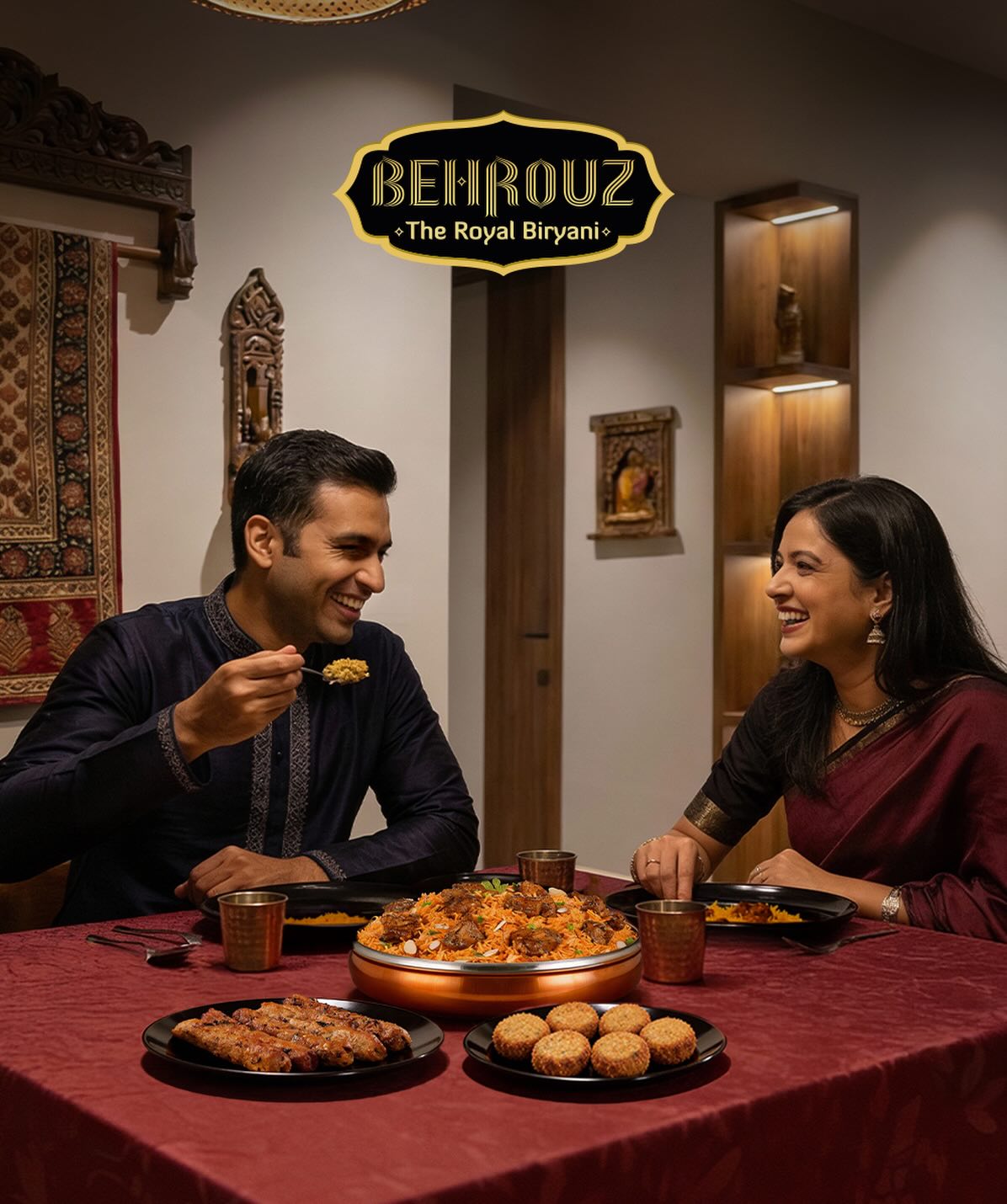 Behrouz - Har luqme mein shahi zaike ki pehchaan.🤎 Pesh-e-khidmat hai ...