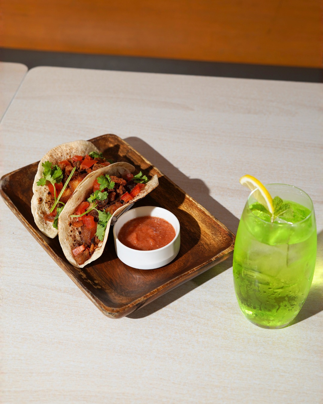 Oink - Your perfect pairing is here 🌮🍹 Tacos for crunch, a cold one for ...